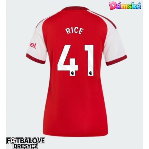 Arsenal Declan Rice #41 Dámské Domácí Dres 2026-27 Krátký Rukáv Arsenal Declan Rice #41 Dámské Domácí Dres 2026-27 Krátký Rukáv